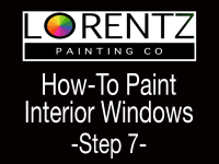 How To Paint Interior Windows - Step 7: Painting the Final Coat 